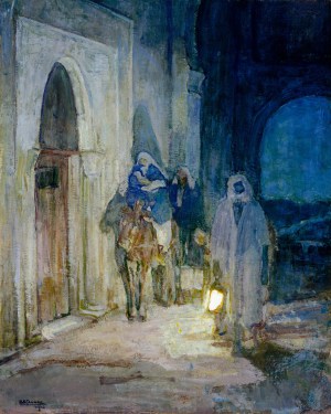 亨利·奥萨瓦·坦纳（Henry Ossawa Tanner）的《逃往埃及》（Flight Into Egypt)