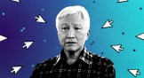 Singapore Megachurch pastor, Kong Hee, surrounded by computer cursors.