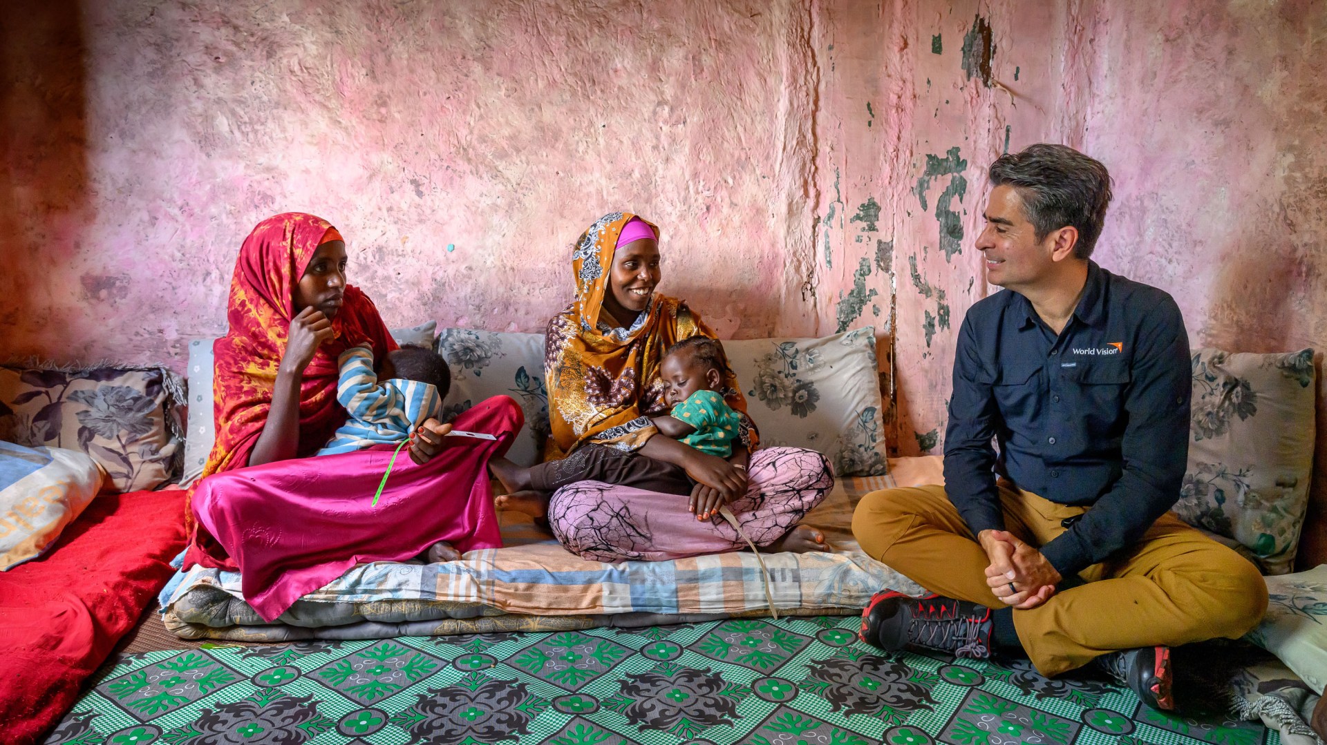 World Vision CEO Edgar Sandoval in Ethiopia