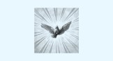 A dove symbolizing the Holy Spirit.
