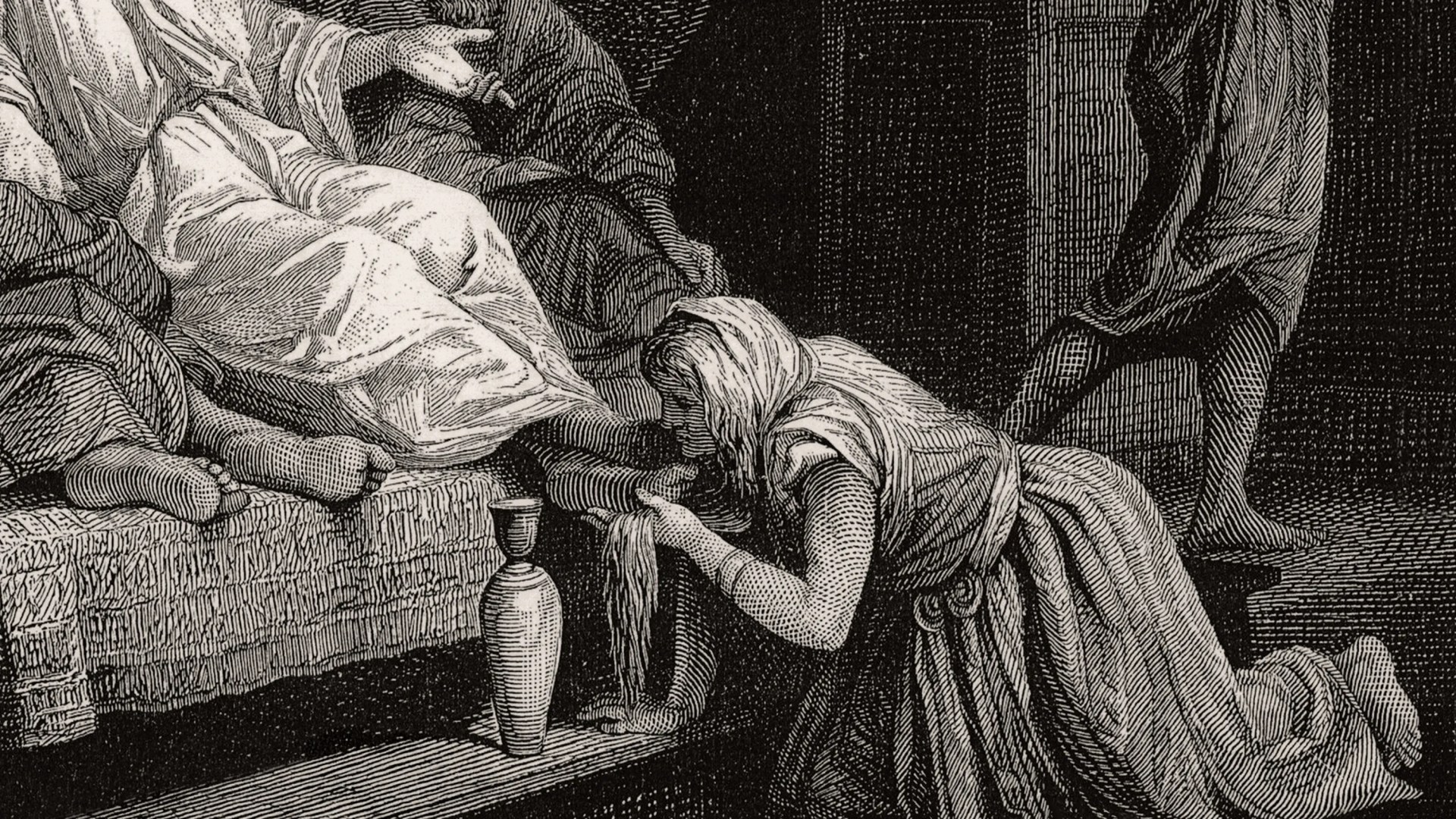 亚历山大·比达的《耶稣受膏图》